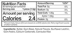 Epic Xylitol Chewing Gum - Sugar Free & Aspartame