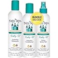 Fairy Tales Curly Q Shampoo & Conditioner Kit for Curly Hair - Hydrates, Detangles, Defines Curls, Tames Frizz -free from Phthalate , Paraben & Sulfate - 3 Travel Size Items