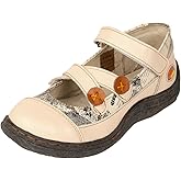 TMA EYES Button Criss Cross Strap Leather Women Flat Shoes