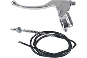 JOIQEXJ 22mm Left Handle Brake Lever Brake Cable for Coleman CT200U CT200U-EX BT200X Baja Warrior Heat MB165 MB200 Massimo 196cc Motor Mini Bike Parts