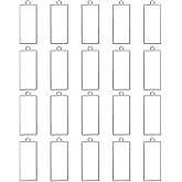 uxcell 60Pcs Alloy Open Bezel Pendants, Rectangle Hollow Frame Pendant Geometric Open Back Frame Pendant for Resin Jewelry Making Earrings Necklace Bracelet DIY, Silver Tone