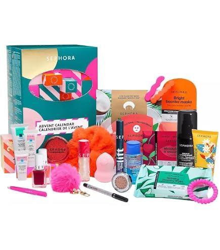 Amazon.com : Sephora Cozy & Clean Makeup Holiday Gift Set – 9