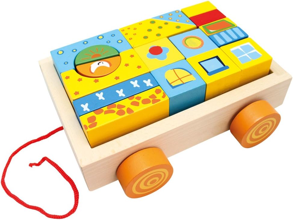 Kiddimoto Wooden Kids Ride On Car/Walker For Toddlers Children From 12 Months To 3 Years Walk & Drive 2 In 1 Ride On Toys Vehicle For Kids