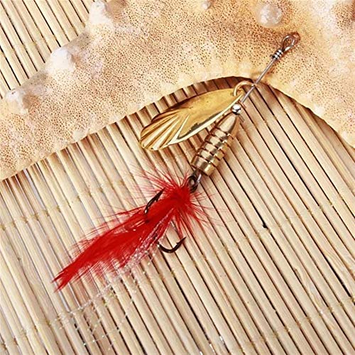 Ianqujiangxinqujianjunbaih Angelköder Paillette Löffel-Fischen-Köder-Spinner-Köder Bass Köder Pailletten – Bild 5