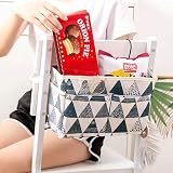 croselyu Bedside Hanging Storage Bag Pink Multifunctional Organizer 29x19x10.5 view 8
