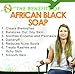 #1 Whipped Body Butter - Organic Shea Butter Cream 8oz & African Black Soap 5oz – (BEAUTY GIFT SET – Acne Care Kit) Bundle - Moisturizing, Healing, Eczema, Luxurious Feel, Improving Blemishes