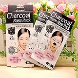 LuckyFine 10x Charcoal Bamboo Nose Blackhead Pore Cleansing Strips Removal Membranes Mask