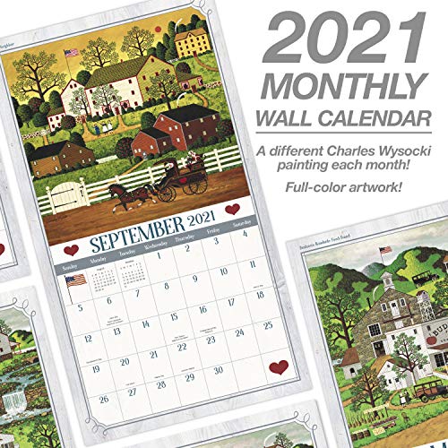 2021 Charles Wysocki Wall Calendar, 131/2" x 12", Monthly (CWCW044921
