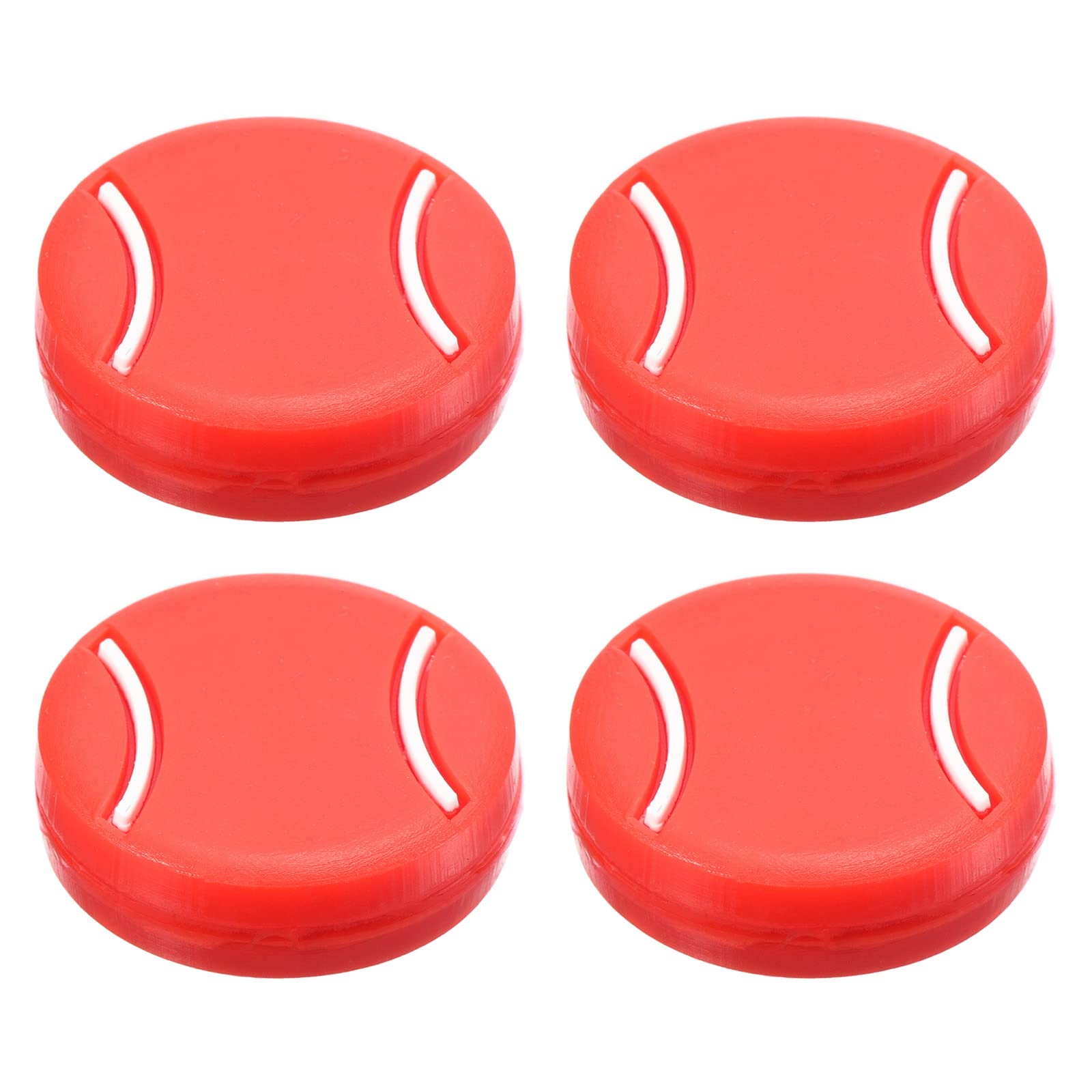 PATIKIL Tennis Racket Vibration Dampener, 4 Pack Soft Silicone Racquet Shock Absorber String Damping, Red