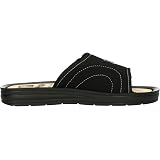 FASS Ciabatta Uomo Con Strapzo E Sottopiede In Legno Nautico - Modello Originale 1851.1, Colore Nero, Taglia 45