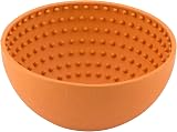 LICKIMAT Wobble Dog Slow Feeder Bowl Lick Mat Orange view 4