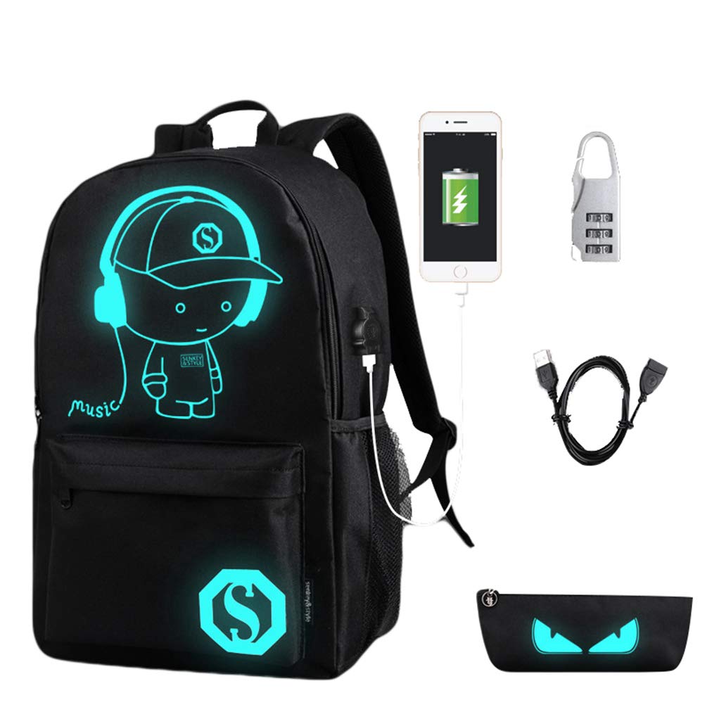 Kairunn Zaino PC Zaino Porta PC Zaino Scuola Impermeabile Zaino per  Computer portatile Con Caricatore USB Modello cartone animato Articoli  regalo e merchandising Auto e Moto berjaya.edu.my