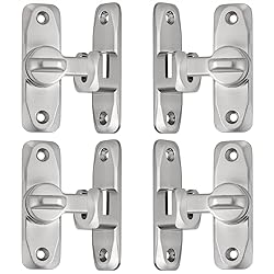 INIRET 4 Pack Barn Door Latches - 90/180 Degree
