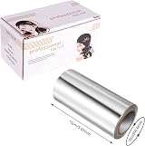 Fuyamp 1 Pack 15 M Silver Hair Foil 15 cm Wide for Highlighting and Coloring view 2