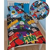 Lego DC Superheroes Batman Dynamic Single/US Twin Duvet Cover Set