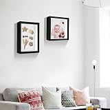 sunmeg 3D Shadow Box Frame 8x8 Wooden Deep Display Personalised DIY view 4