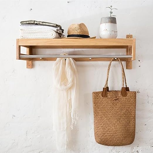 Estanteria perchero pared | Percheros de pared, percheros de pie...
