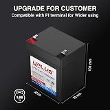 UPLUS LP12-5.0T 12V 5Ah AGM Battery Maintenance-Free view 2