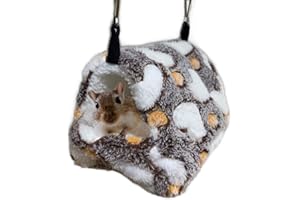 Winter Warm Hamster Bed Playing Soft Hamster Hammock Sleeping Cute Small Animals Nest Hanging Home Resting for Young Guinea P