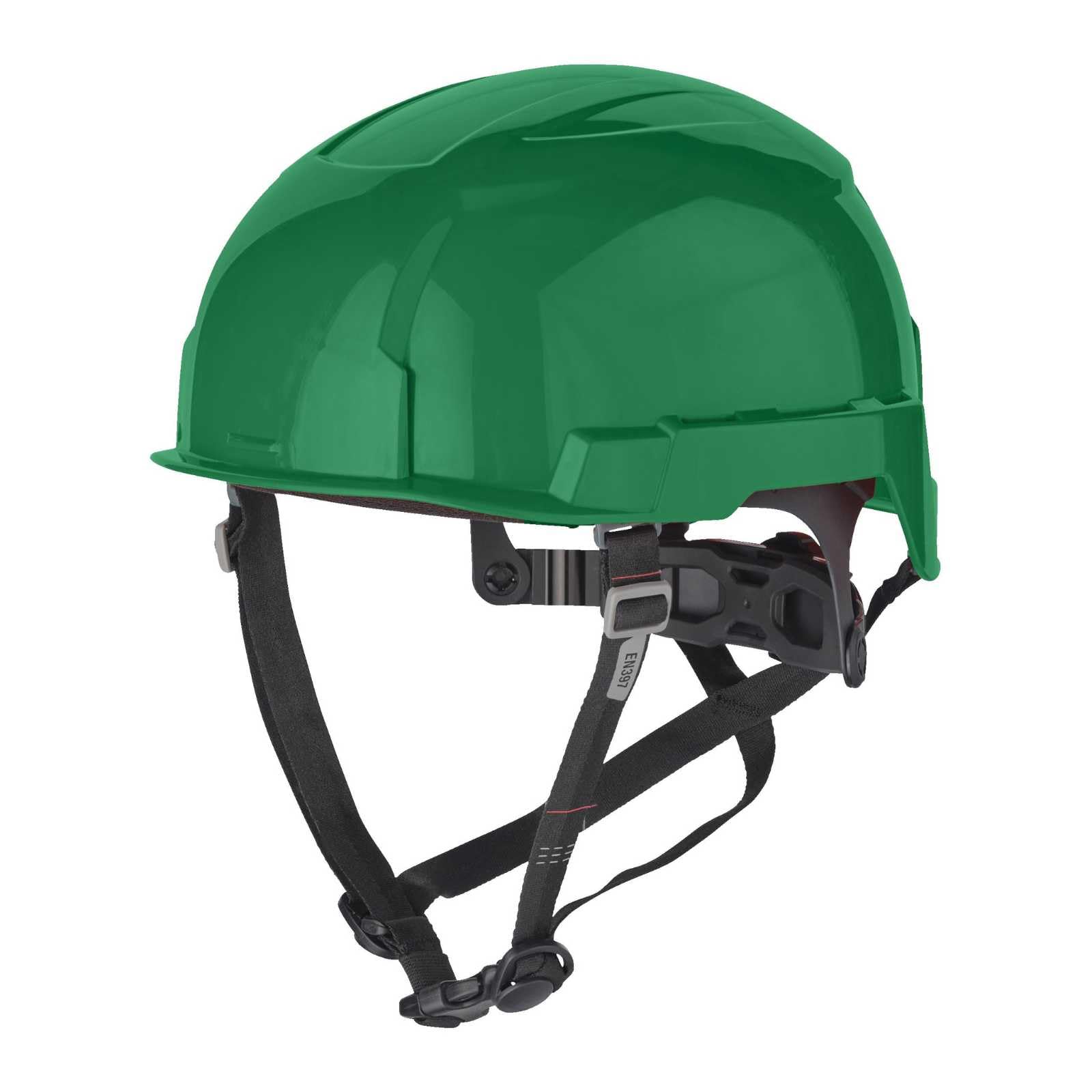 Milwaukee Bolt(TM) 200 Protective Helmet Unventilated Climbing Helmet, Mountaineering Helmet, 52 to 68 cm, Breathable, Colour: Green