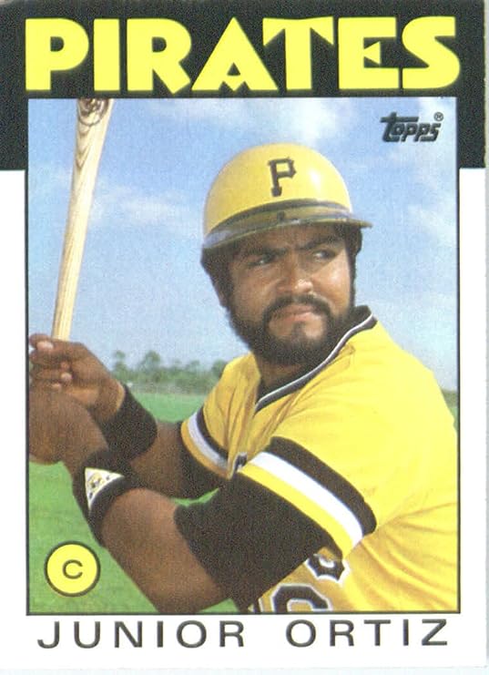 Amazon 1986 Topps 682 Junior Ortiz Pittsburgh Pirates Baseball 