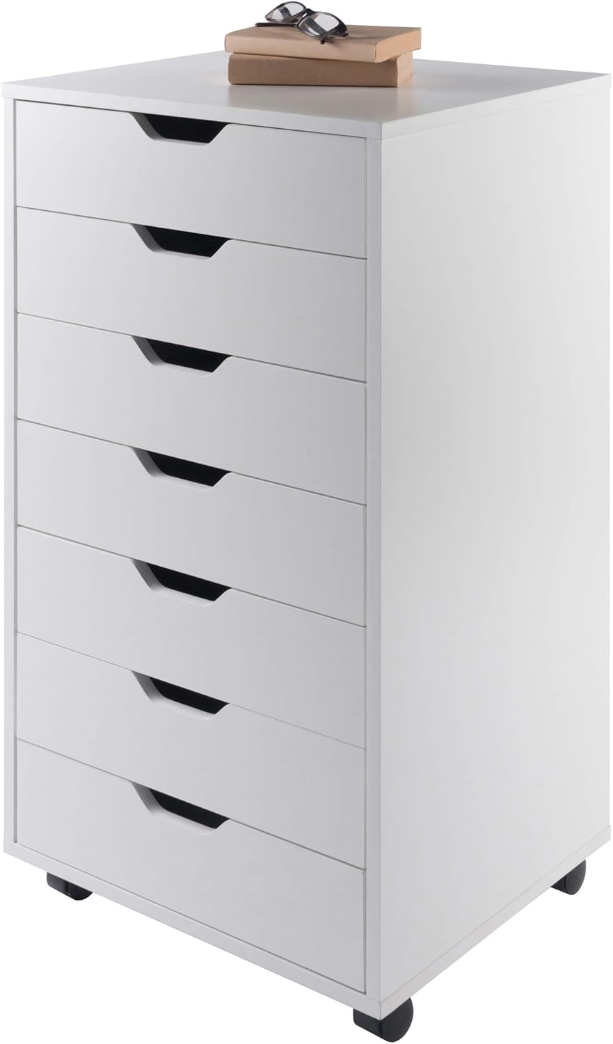 Winsome Halifax Storage/Organization, 7 drawer, White: Furniture & Decor