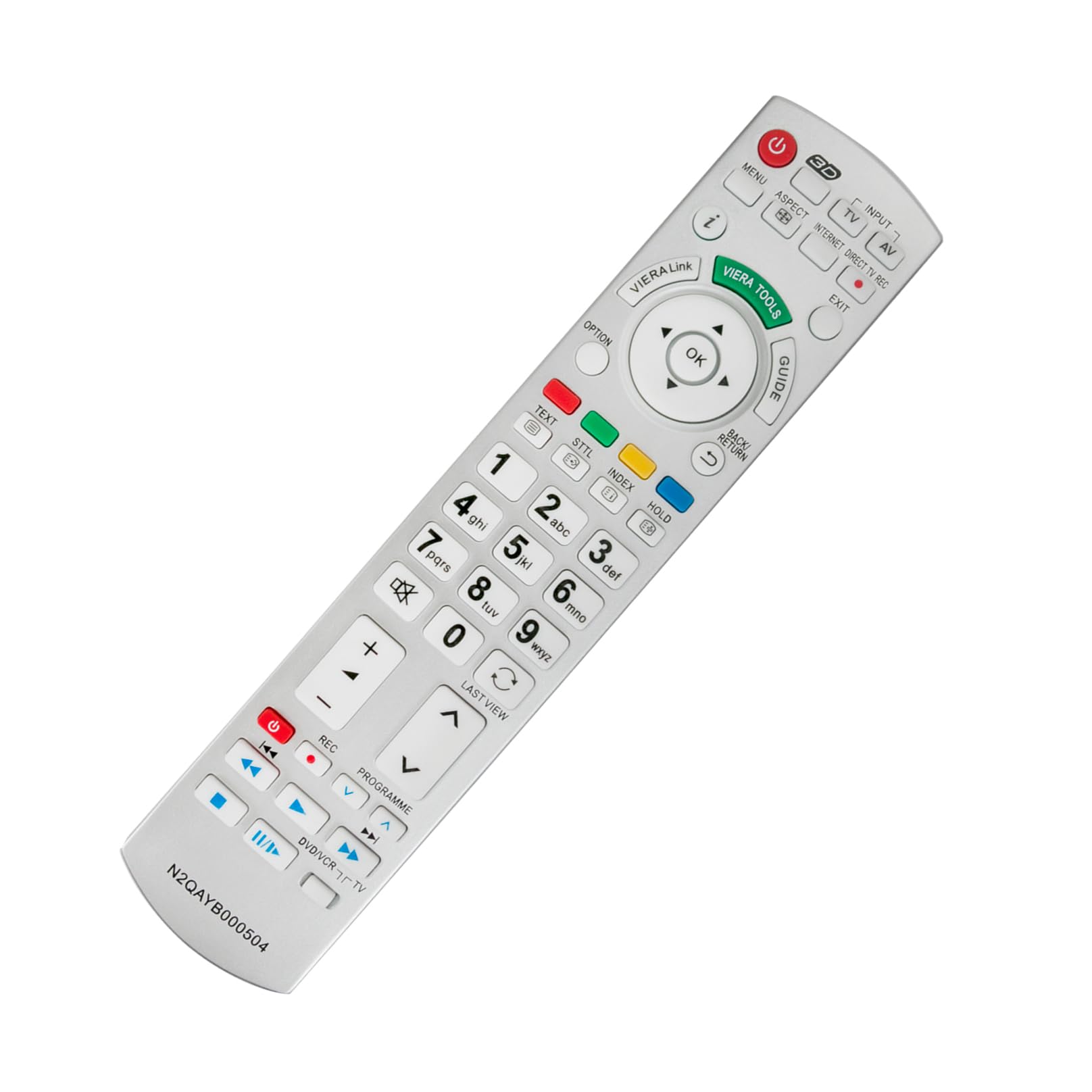 N2QAYB000504 Replaced Remote Control -VINABTY-fit for Panasonic Viera TV remote control N2QAYB000504 TX-L47E5Y TX-L37GS21 TX-L42EN33 TX-P42GT20E TX-L32D28EP TX-L42G20E TX-P50G20E