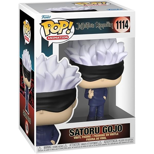 Llavero Funko Pop! De Satoru Gojo De Jujutsu Kaisen | Minifigura De Vinilo De 11.76 Cm Con Anilla | Mercancía Oficial Para Fans Y Coleccionistas