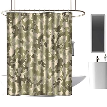 Amazon Com Wixuewu Camo Shower Curtains Urban Old Fashioned