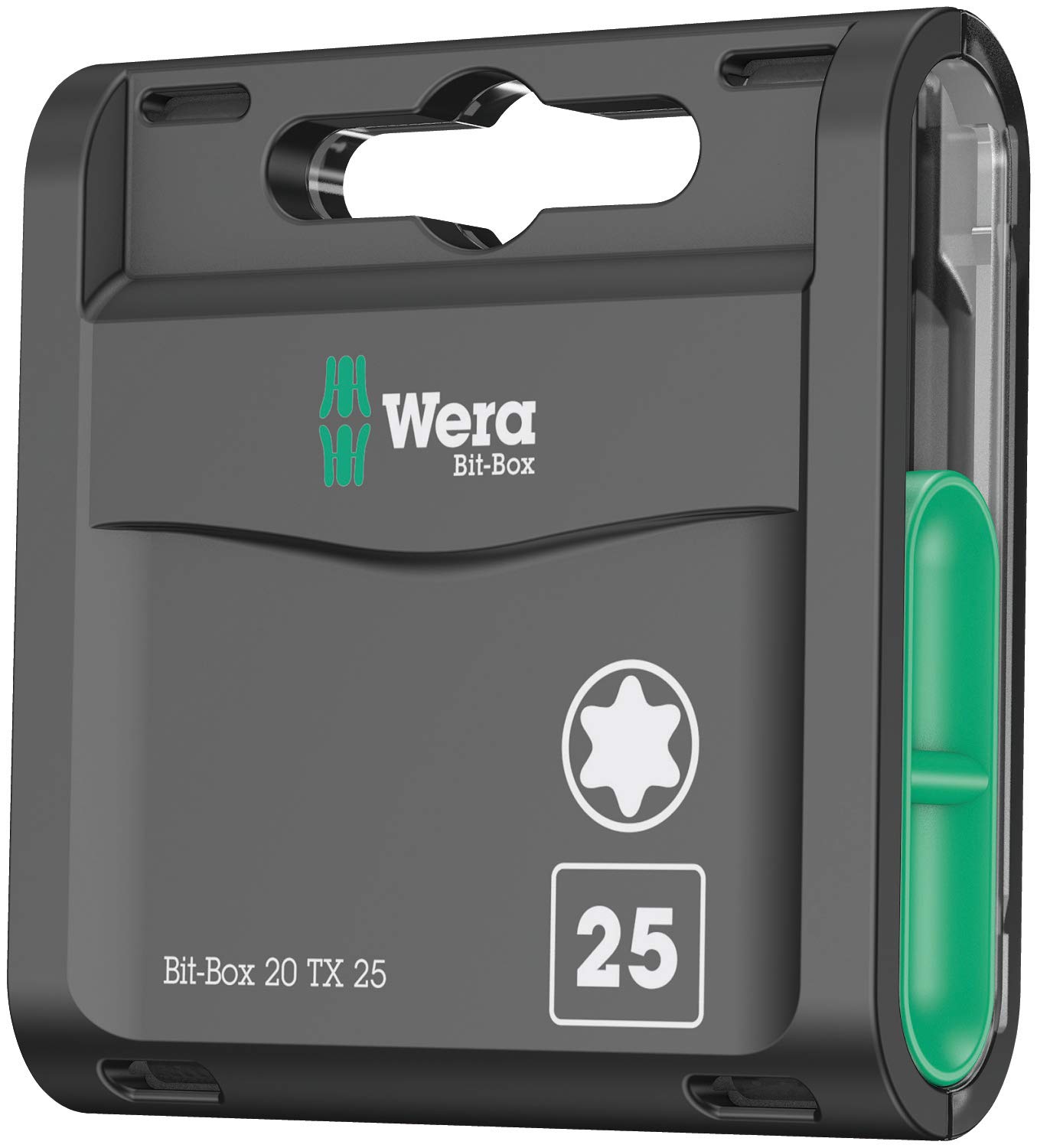 Wera 05057773001 Bit-Box 20 TX, TORX® bits, TX 25 x 25 mm, 20 Pieces