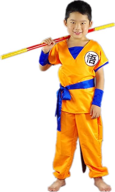 Amazon ヤンググロリ Yogly 仮装衣装 コスプレ 子供用セット ドラゴンボール 総悟空 カカロット ハロウィン グッズ Halloween ハロウィン プレゼント グッズ Cosplay イベント 文化祭 学園祭 キッズコスチューム ホビー