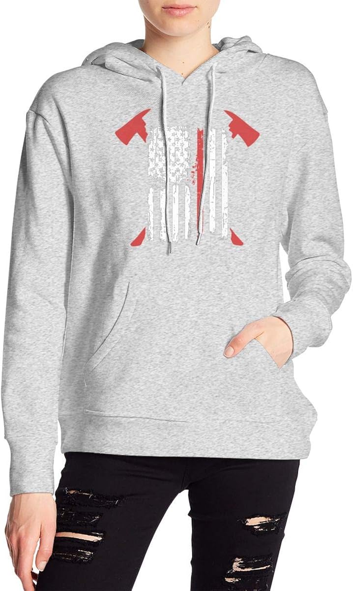 thin red line firefighter hoodie