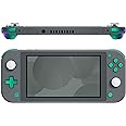 eXtremeRate Chameleon Green Purple Glossy Replacement ABXY Home Capture Plus Minus Keys Dpad L R ZL ZR Trigger for Nintendo Switch Lite, Full Set Buttons Repair Kits w/Tools for Nintendo Switch Lite