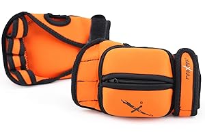 MaxxMMA Adjustable Weighted Gloves, 2 lb. Set - Removable Weight (2 x 0.5 lb. Each Glove) for Sculpting MMA Kickboxing Cardio Aerobics Hand Speed Coordination Shoulder Strength