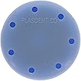 Plasdent 400BSS-2PS Round Bur Block Small Baby Blue Magnetic 7 Bur Capacity