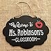 AUSTOR Chalkboard Sign 8x10 Inch Double Sided Erasable Message Board with Hanging Strings, 2 Shapes x 2, 4 Pack