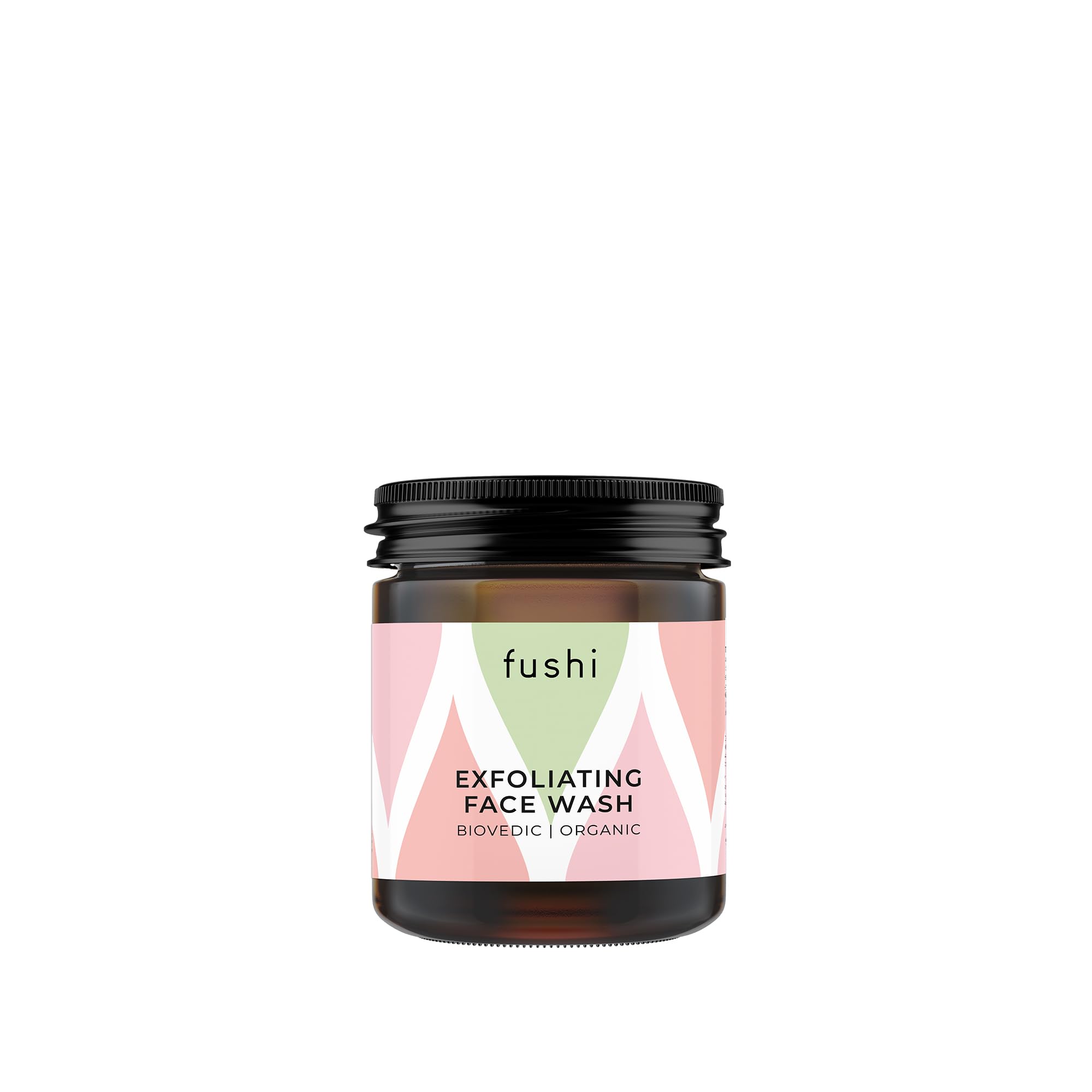 Fushi Biovedic Enzyme Face Wash 150ml | Fresh Pressed | Ayurvedic Herb Manjisthta, Vanshlochan Stem & Rice Bran Oil | Best for Gentle Exfoliation, Dull Skin & Balance Skin PH | Manufactured in The UK