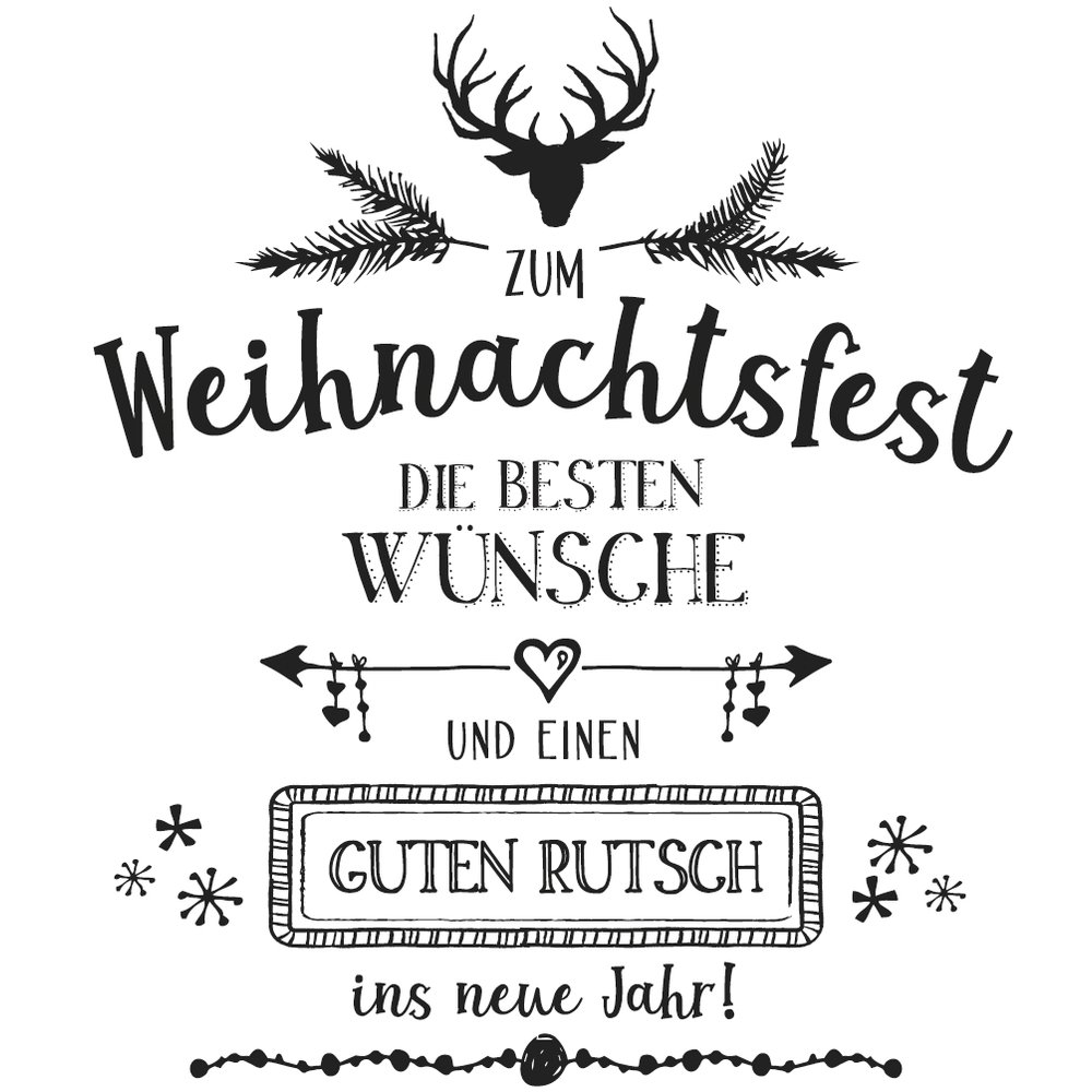 Rayher 29141000 Stamp "Weihnachtsfest"