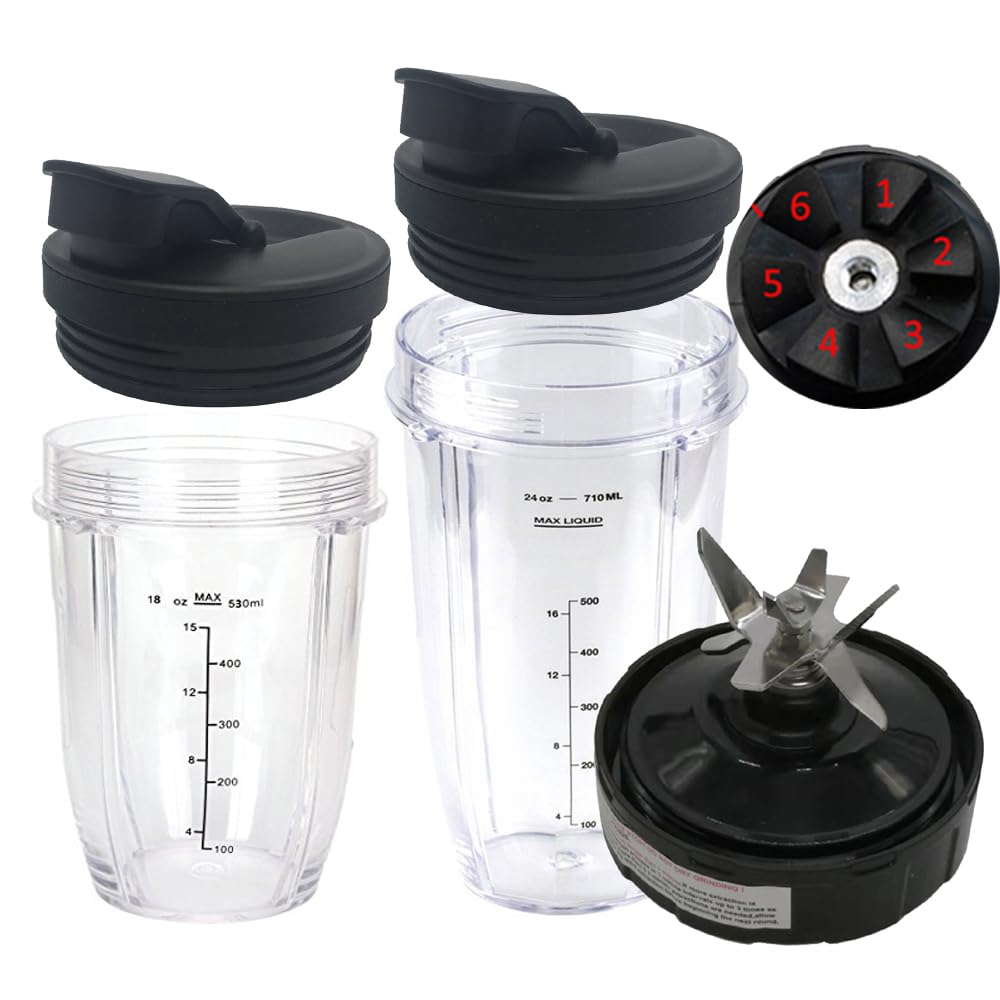 Photo 1 of Joystar 1pcs 6 FINS Gear Extractor Blades Assembly Works with nutri ninja models: Nutri NinjaProBL450-70/BL456-70/BL451-70/BL454-70 Nutri Ninja Auto-iQ BL480-70/BL480D-70/BL481-70/BL482-70/BL490-70