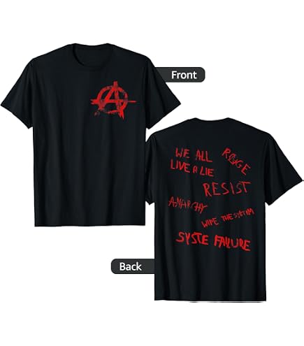 Amazon.com: Anarchy T-Shirt : Clothing, Shoes & Jewelry