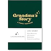Grandma's Story Journal (Hardcover) - A Family Keepsake with + 250 Prompts and Questions to Share Her Life Story and Memories, Sentimental Mother's Day, Birthday Gift Idea for Granny Nana Grandmother