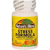 Nature's Blend Stress Formula Vitamins 60 Tabs, 079854201000