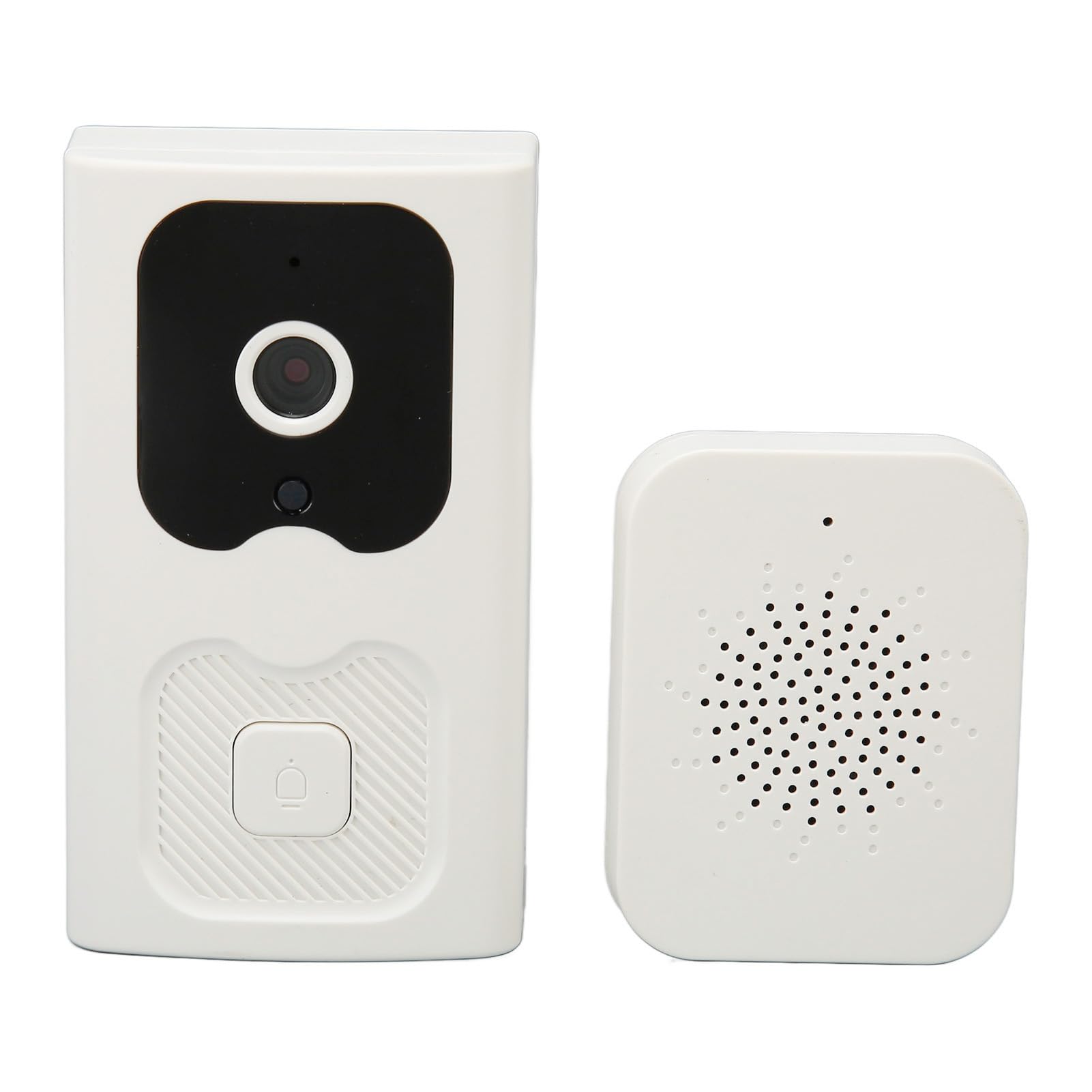 Yunir Video Doorbell Wireless, HD Doorbell Camera with 38 Chime Musics and Speaker, APP Reminder Night Vision Door Camera for Home, 2.4GHz WiFi