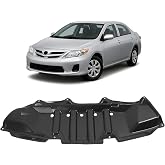 BALOCEO Engine Splash Shield Compatible with 2009-2013 Corolla | Replacement for TO1228148 5145102040 Plastic(PE) Black