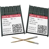 GROZ-BECKERT Needle -20 Groz Beckert 134MR 1955MR DPX5MR Long-Arm Quilting Machine Needles (Needle Size:16/100)