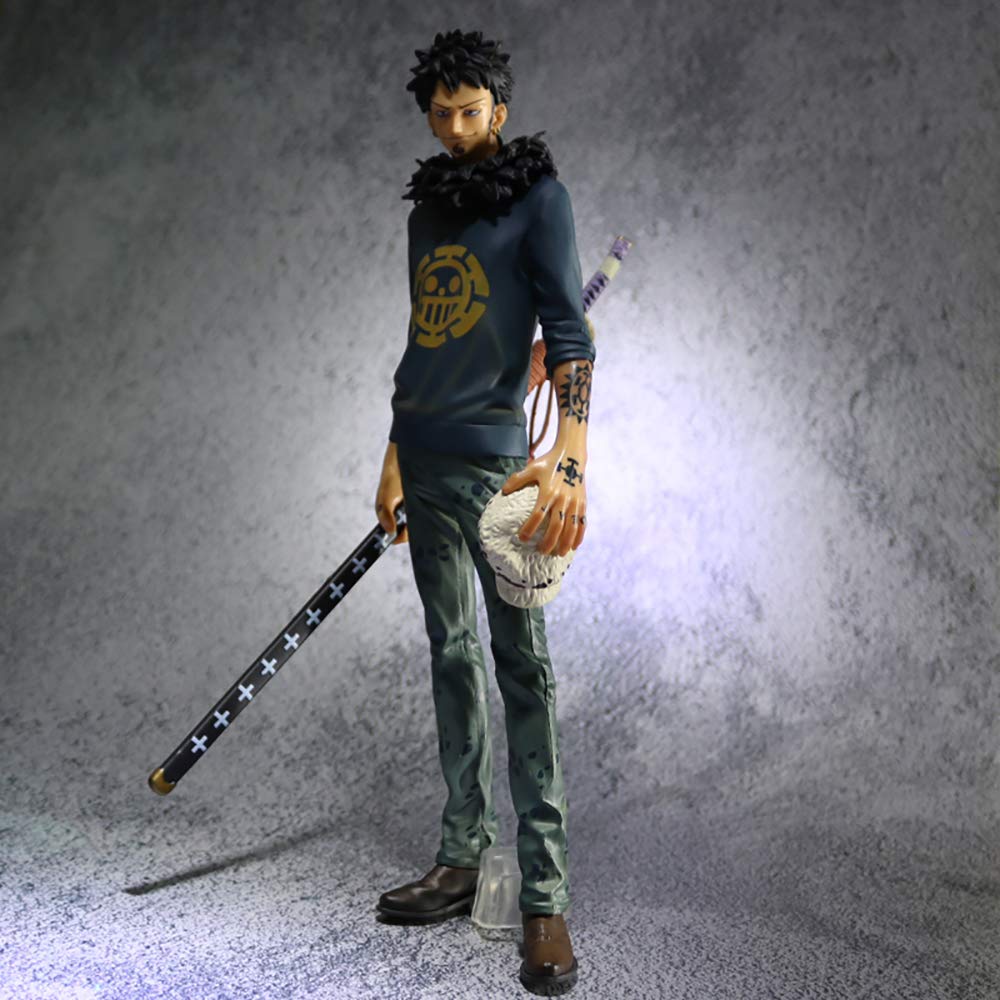 QAL ONE Piece Anime Figure Trafalgar Law Doll Model Toy Decoration PVC Figurine Statue Collectible B