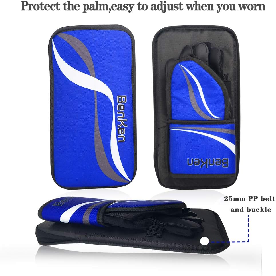 BenKen Sports Ice Hockey Gear Goalie Pad Pack Ice Hockey Equipment Hockey Gloves ice Hockey Knee Pads Teenager & Adult Blue Black (Blue 21'') : Sports & Outdoors