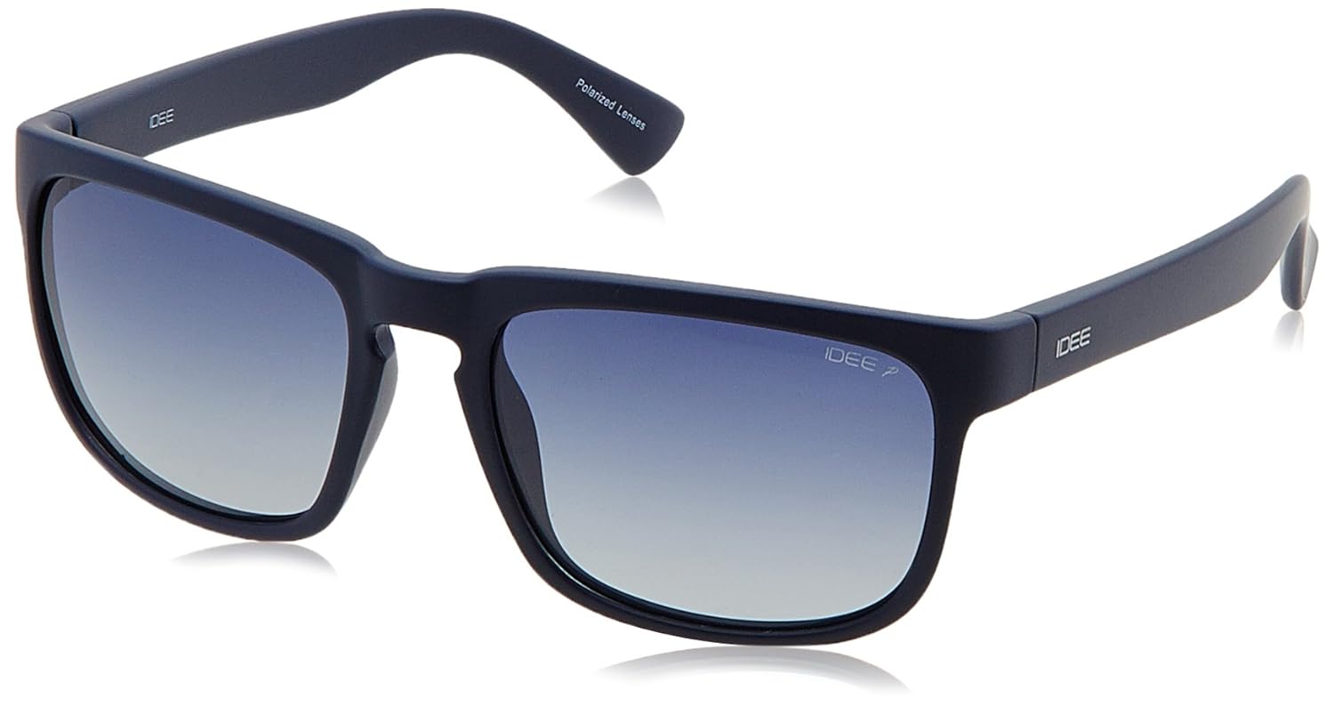 IDEE Polarized Square Men's Sunglasses (IDS2189C5PSG56Blue Gradient Color) Amazon.in
