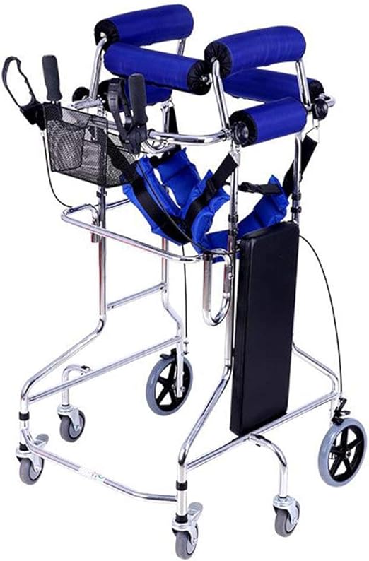 Practical Walking Frame Brake 6 Wheels Rollator Walker