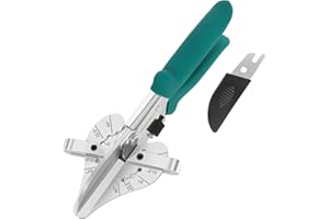 O’Shine 22.5 Degree Miter Shears for Angular Cutting Molding Wood Crafting, Quarter Round Cutting Tool Shoe Molding Cutters, 